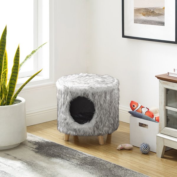 Sam's Pets Pufak 27-in Cat Tree Cylinder, Gray