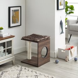 Sam's Pets Sheree 17-in Cat Tree, Dark Brown