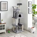 Sam's Pets Submarine 60-in Gray Hard Box Cat Tree, Gray