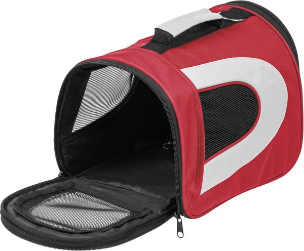 IRIS Soft-Sided Dog & Cat Carrier, Red, Small slide 1 of 4