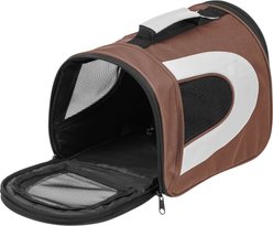 IRIS Soft-Sided Dog & Cat Carrier, Brown, Small