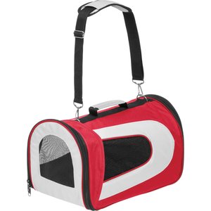 IRIS Soft-Sided Dog & Cat Carrier, Red, Medium