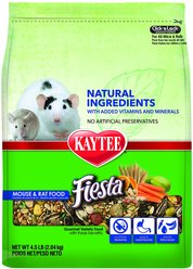 Kaytee Fiesta Natural Mouse & Rat Food, 4.5-lb bag