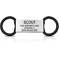 DOG iD Personalized Dog ID Tag, Slate, Small