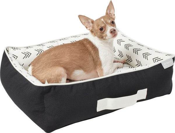 Frisco Indoor/Outdoor Modern Cuddler Bolster Cat & Dog Bed, Medium slide 1 of 6
