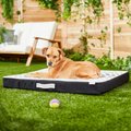 Frisco Indoor/Outdoor Arrow Print Pillow Dog Bed w/Removable Cover, X-Large