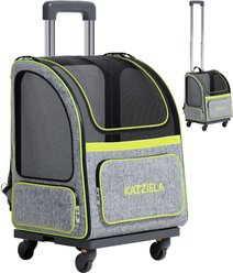 Katziela Hybrid Adventurer Dog & Cat Carrier, Green