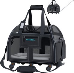 Katziela Luxury Lorry Dog & Cat Carrier, Grey