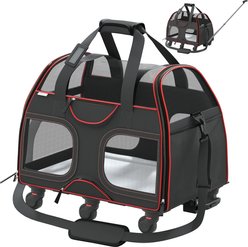 Katziela Luxury Rider Dog & Cat Carrier, Red
