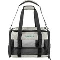 Katziela Quilted Companion Dog & Cat Carrier, Grey, Medium