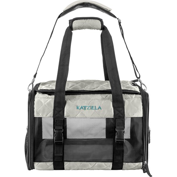 Katziela Rolling Pet Carrier Airline Approved - Pet Carrier with Wheels -  Luxury Lorry - Deluxe TSA Approved Cat Carrier with Wheels - Small Airline  Approved Dog Carrier Trolley - Plane Carry On Bag