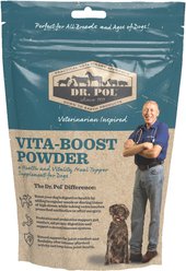 Dr. Pol Vita-Boost Digestive Support Bacon Flavor Meal Topper Powder Dog Supplement, 1-lb bag