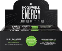 Dogswell Energy Extended Activity Fuel Chicken & Coconut Oil Recipe Grain-Free Lickable Dog Treats, 0.85-oz tube, case of 20 slide 1 of 5