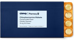 Chlorpheniramine Maleate Compounded Chew Chicken Flavored for Dogs, 15-mg, 30 Chews slide 2 of 6