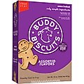 Buddy Biscuits Assorted Flavors Roasted Chicken, Grilled Beef, Sharp Cheddar Dog Treats, 16-oz box
