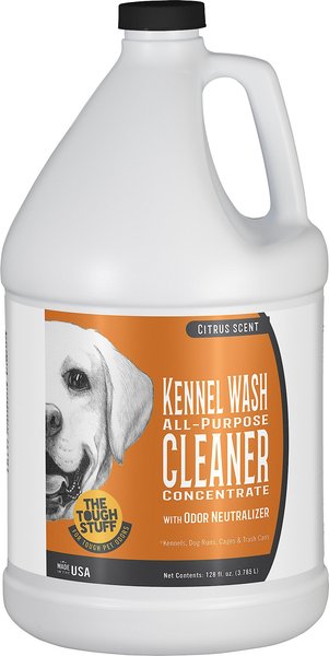 Tough Stuff Kennel Wash Citrus Scent All-Purpose Dog & Cat Cleaner Concentrate, 1-gallon bottle slide 1 of 2