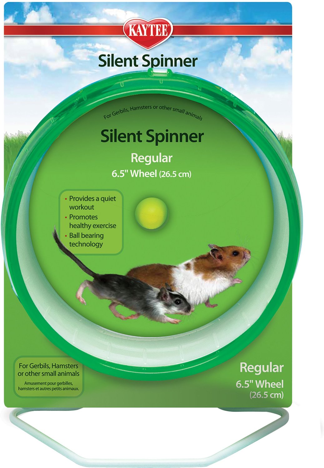 KAYTEE Silent Spinner Small Animal Exercise Wheel, Regular