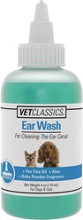 VetClassics Tea Tree Oil Dog & Cat Ear Wash, 4-oz bottle