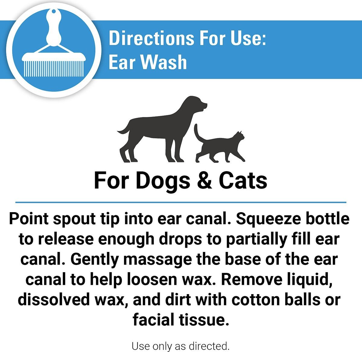 VETCLASSICS Tea Tree Oil Dog & Cat Ear Wash, 4oz bottle