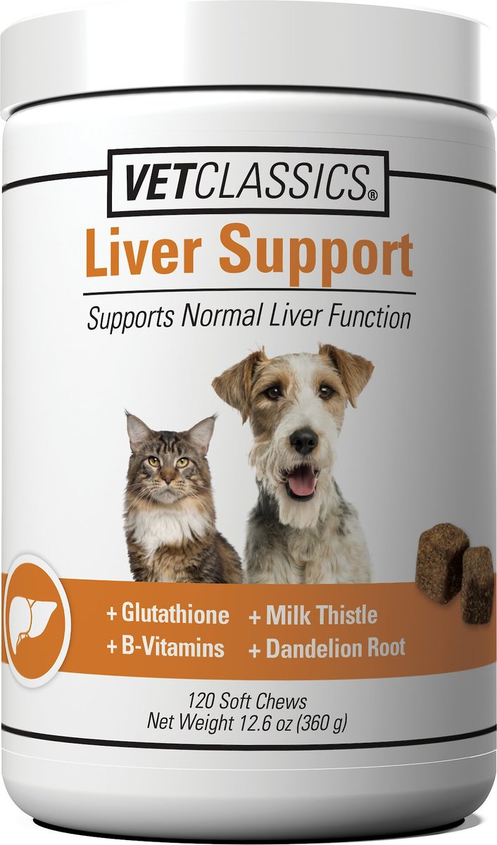 VetClassics Liver Support Soft Chews Dog & Cat Supplement