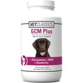 VetClassics GCM Plus Hip & Joint Support Chewable Tablets Dog Supplement, 120 count