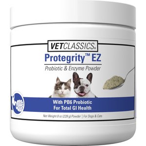VetClassics Protegrity EZ Probiotic & Enzyme Powder Dog & Cat Supplement, 8-oz bottle