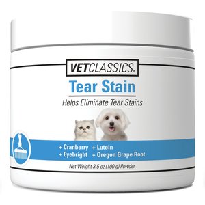 VetClassics Tear Stain Supplement Powder Dog & Cat Supplement, 3.5-oz bottle