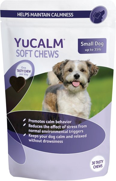 YuMOVE Lintbells YuCALM Calming Soft Chews Small Breed Dog Supplement, 30 count slide 1 of 5