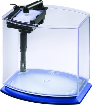 Show full view: Aqueon LED MiniBow SmartClean Fish Aquarium Kit, Blue, 1-gal slide 3 of 11
