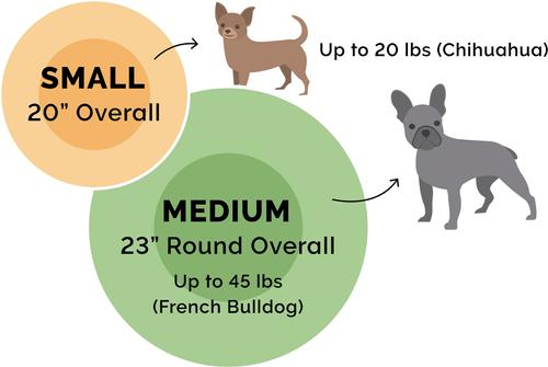 Show full view: FurHaven Luxury Faux Fur Self-Warming Hi-Lo Donut Cat & Dog Bed, Sable Brown, Medium slide 3 of 11