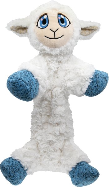 KONG Low Stuff Flopzie Lamb Squeaky Plush Dog Toy, Medium slide 1 of 4