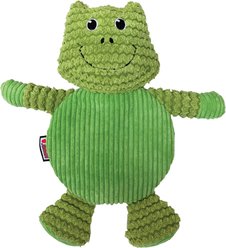 KONG Low Stuff Crackle Tummiez Frog Squeaky Plush Dog Toy, Large