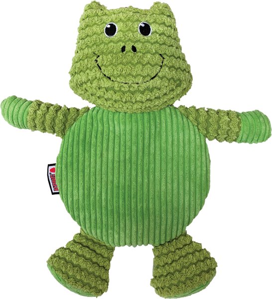 kong plush frog dog toy