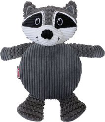 KONG Low Stuff Crackle Tummiez Raccoon Squeaky Plush Dog Toy, Large