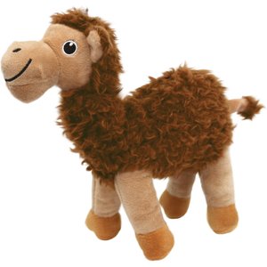 KONG Shakers Passports Camel Squeaky Plush Dog Toy, Medium