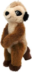 KONG Shakers Passports Meerkat Squeaky Plush Dog Toy, Medium