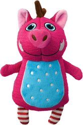 KONG Whoopz Warthog Squeaky Plush Dog Toy, Small