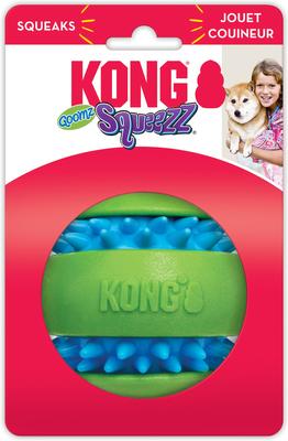 Show full view: KONG Squeezz Goomz Ball Squeaky Plush Dog Toy, X-Large slide 4 of 5