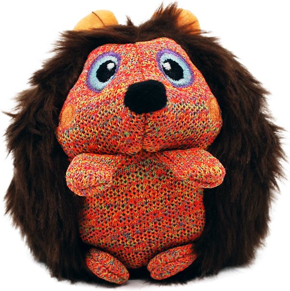 KONG ZigWigz Hedgehog Squeaky Plush Dog Toy, Medium slide 1 of 4