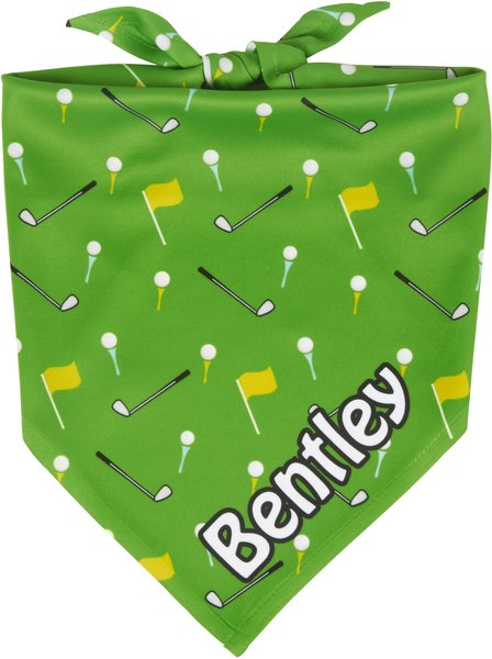 Frisco Golf Personalized Dog & Cat Bandana slide 1 of 9