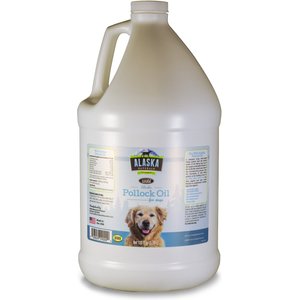 Alaska Naturals Wild Alaskan Pollock Oil Liquid Dog Supplement, 120-oz bottle
