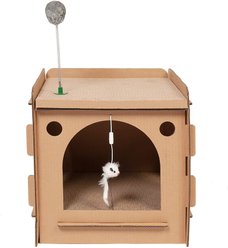 Tiger Tough Condo Hideaway Corrugated Cat Scratcher