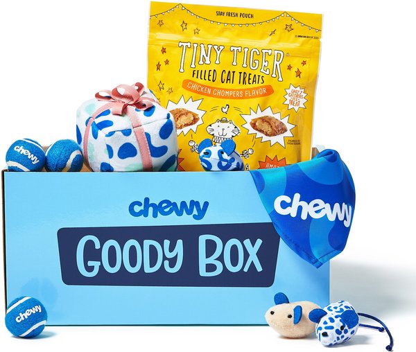 Goody Box Chewy Cat Toys, Treats, & Bandana slide 1 of 7