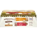 Whole Earth Farms Chicken & Turkey & Red Meat Recipes Grain-Free Variety Pack Wet Dog Food, 12.7-oz can, case of 12