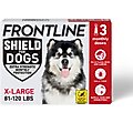 Frontline Shield Flea & Tick Treatment for Extra Large Dogs, 81 - 120 lbs, 3 doses (3-Month Protection)
