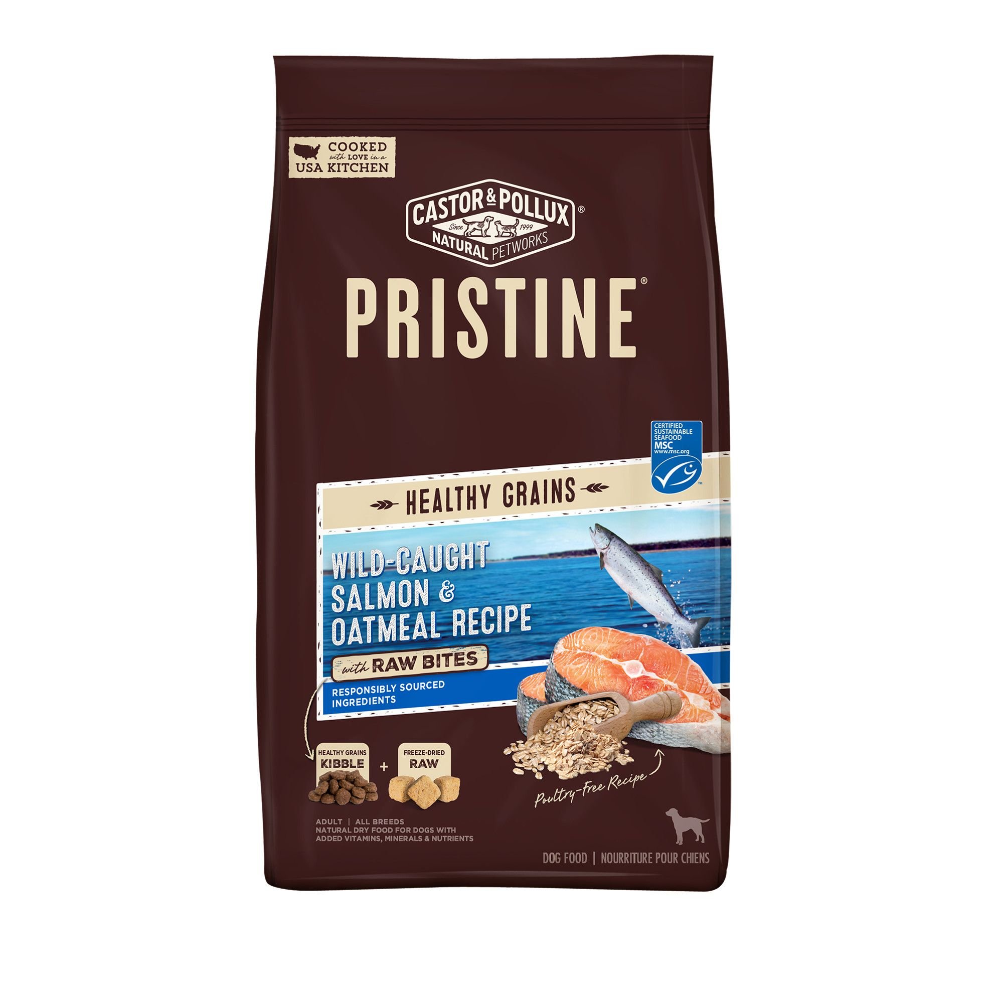 CASTOR POLLUX Pristine Healthy Grains Wild Caught Salmon