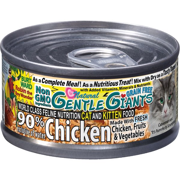 GENTLE GIANTS Natural Non GMO Tuna Grain Free Cat Kitten Canned