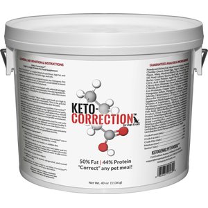 Ketogenic Pet Food Keto Correction Dog & Cat Dry Food Topping, 40-oz canister