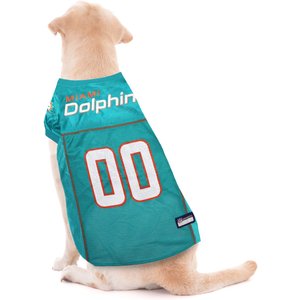 Pets First NFL Dog & Cat Jersey, Miami Dolphins, Large