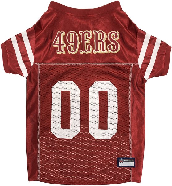 Pets First NFL Dog & Cat Jersey, San Francisco 49ers, Small slide 1 of 3